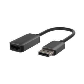 Belkin AVC011btSGY-BL 0,22 m DisplayPort HDMI Zwart