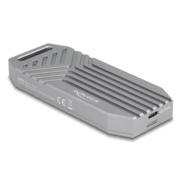 DeLOCK 42033 behuizing voor opslagstations SDD-behuizing Grijs M.2