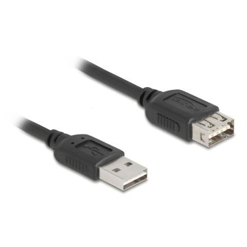DeLOCK 81511 USB-kabel USB 2.0 0,5 m USB A Zwart
