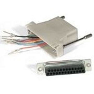 C2G RJ45/DB25F Modular Adapter DB25 FM Grijs
