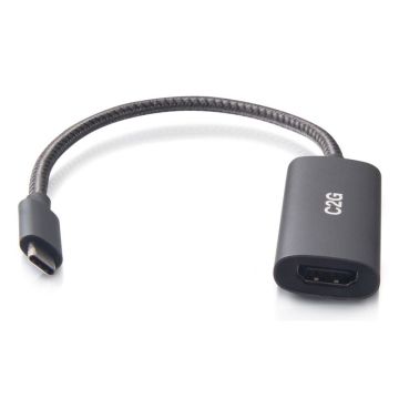 C2G C2G54550 video kabel adapter 0,25 m USB Type-C HDMI Zwart