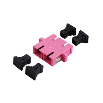 ACT Fiber optic SC-SC duplex adapter OM4