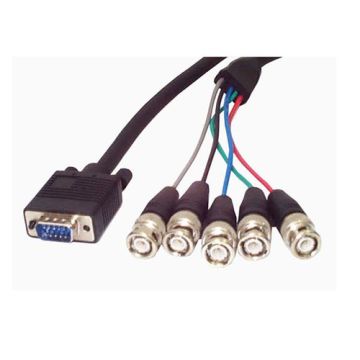 StarTech.com 6 ft. Coax SVGA Cable HDDB15M to 5 BNC Male