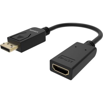 Vision TC-DPHDMI/BL video kabel adapter HDMI Type A (Standaard) DisplayPort Zwart
