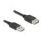 DeLOCK 81512 USB-kabel USB 2.0 1 m USB A Zwart