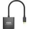 Vision TC-MDPVGA/BL video kabel adapter Mini DisplayPort VGA (D-Sub) Zwart