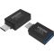 Vision TC-USBC3A/BL tussenstuk voor kabels USB C USB 3.0 A Zwart